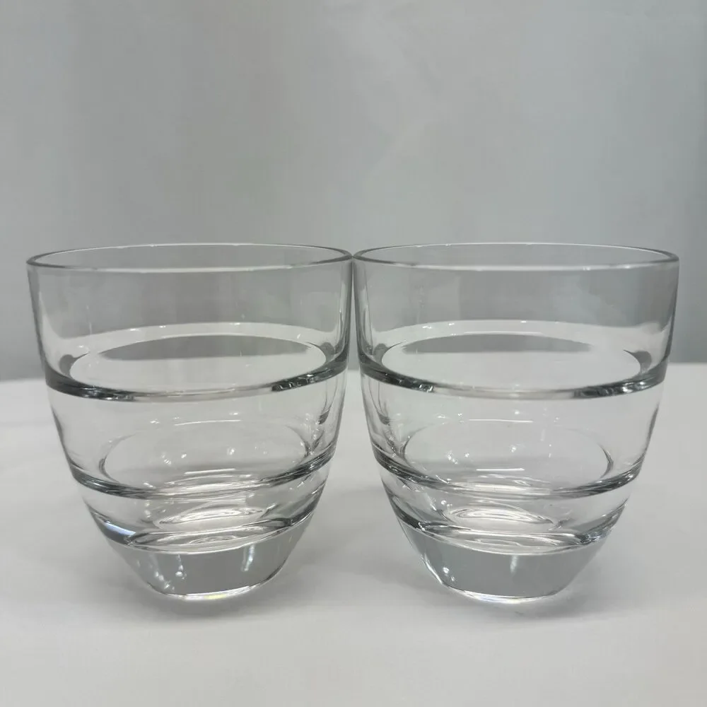 Villeroy & Boch 3.75” 8 oz Tumbler Old Fashion Glasses Set Of 4